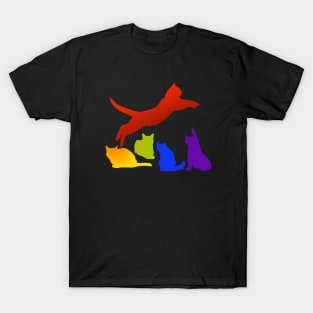 Rainbow cats T-Shirt